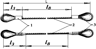 Стальной трос 4 буквы. Строп канатный опрессованный. Заделка концов троса. Конец стального каната заделка. Соединение концов стальных канатных стропов выполняется.