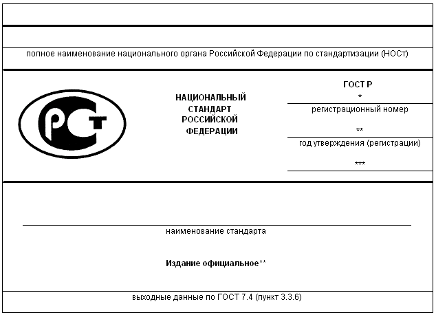 Национальный стандарт РФ ГОСТ. Регистрационный номер ГОСТ Р 1.5-2004. Структурные элементы стандарта ГОСТ Р 1.5-2004. Стандартизация ГОСТ 1.5 2004.