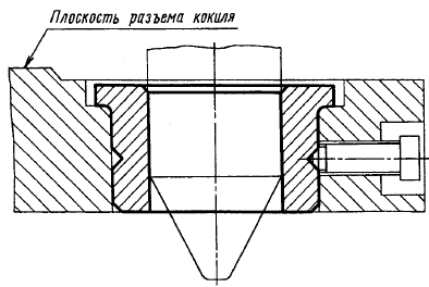 Линия разъема на чертеже